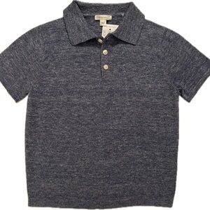 NWT JCrew Blue Polo Shirt Short Sleeve Classic